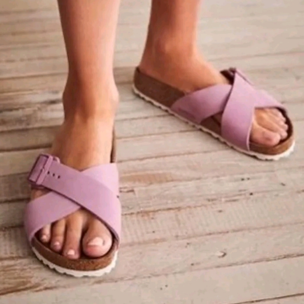 Birkenstock Sienna Nubuck Leather Sandal